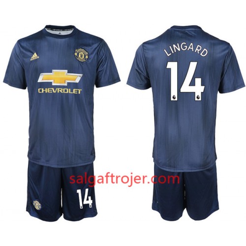 Manchester United Fodboldtrøjer LINGARD 14 Børn 3. sæt 2018/19 Kort ærmer Manchester United Fodboldtrøjer LINGARD 14 Børn 3. sæt 2018/19 Kort ærmer